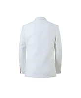 Elie Balleh Boys White Slim Fit Elegant Jacket