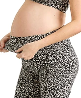 Hatch Collection Maternity The Ultimate Over the Bump Crop Flare Legging