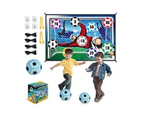 Titqwop Sticky Soccer Games Set for Kids – Indoor/Outdoor Mini Goal with Adhesive Balls | No Inflation Needed | Fun Backyard & Birthday Gift fo