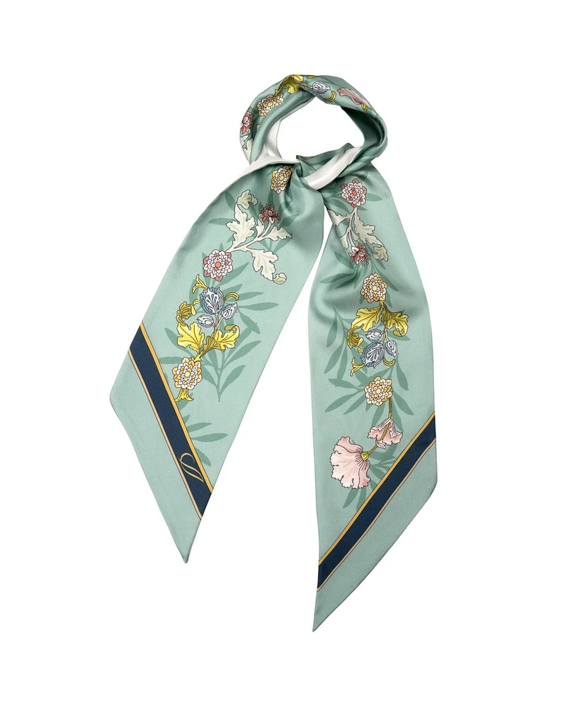 Sabrina - Skinny Silk Scarf for Women