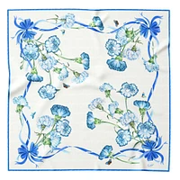 Dianthus - Silk Bandana for Women