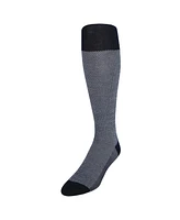 Trafalgar Men's Clayton Birdseye Over The Calf Mercerized Cotton Socks (1Pair)