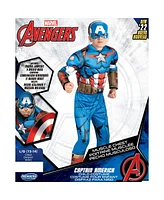 Jazwares Big Boys and Girls Captain America Qualux Costume