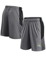 Fanatics Men's Gray Seattle Sounders Fc Team Shorts