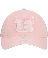 New Era Women's Light Pink Cincinnati Bengals Main 9TWENTY Adjustable Hat
