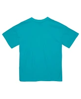 Mitchell & Ness Men's Dan Marino Aqua Miami Dolphins Sideline Retired Player T-Shirt