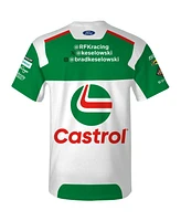 Checkered Flag Sports Men's Green Brad Keselowski Castrol Uniform T-Shirt