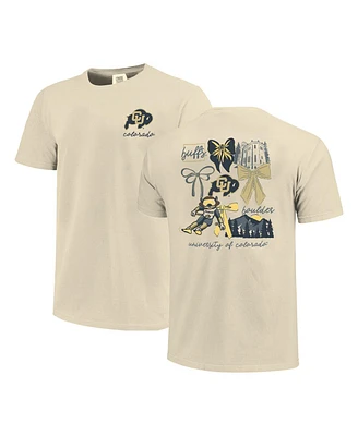 Comfort Colors Women's Cream Colorado Buffaloes Coquette T-Shirt