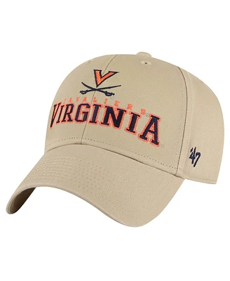 '47 Brand Men's Khaki Virginia Cavaliers Powell Mvp Adjustable Hat