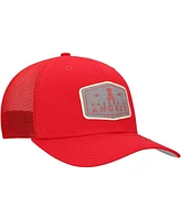 New Era Men's Red Los Angeles Angels Labeled 9SEVENTY Stretch-Snap Adjustable Hat