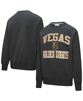 Mitchell & Ness Men's Black Vegas Golden Knights Playoff Win Fleece Pullover Sweatshirt