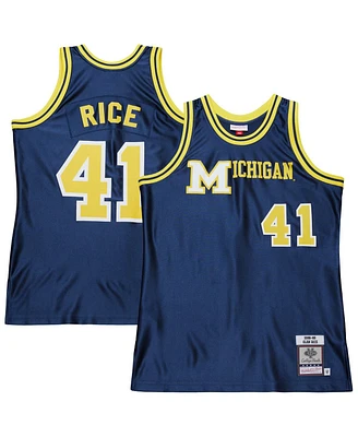 Mitchell & Ness Men's Glen Rice Navy Michigan Wolverines 1988/89 Authentic Jersey