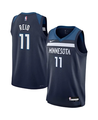 Nike Big Boys and Girls Naz Reid Navy Minnesota Timberwolves Swingman Jersey - Icon Edition
