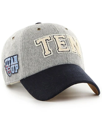Stoney Clover Lane x '47 Brand Men's and Women's Gray/Navy Tennessee Titans Block Clean Up Adjustable Hat