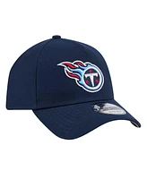 New Era Men's Navy Tennessee Titans A-Frame 9FORTY Adjustable Hat
