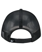 New Era Men's Black Philadelphia Eagles Active Minimalist M-Crown A-Frame 9FORTY Adjustable Hat