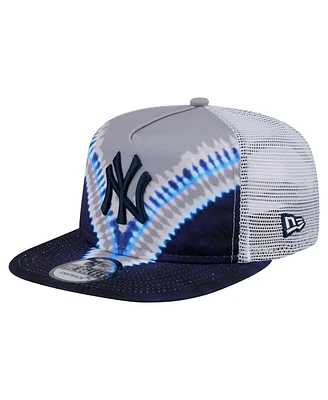 New Era Men's New York Yankees Tie-Dye Golfer Trucker Adjustable Hat