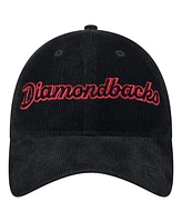 New Era Women's Black Arizona Diamondbacks Corduroy 9TWENTY Adjustable Hat