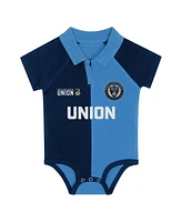 Outerstuff Newborn Navy Philadelphia Union League Champ V-Neck Raglan Bodysuit