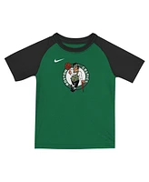 Nike Big Boys and Girls 2-Piece Kelly Green Boston Celtics Practice T-Shirt Shorts Set