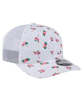 New Era Men's White Colorado Rockies Flamingo Mesh Back 9SEVENTY Stretch-Snap Hat