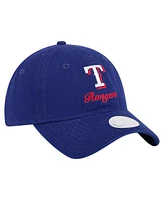 New Era Women's Royal Texas Rangers Preppy Team 9TWENTY Adjustable Hat