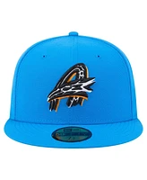 New Era Men's Blue Akron RubberDucks Authentic Collection 59FIFTY Fitted Hat