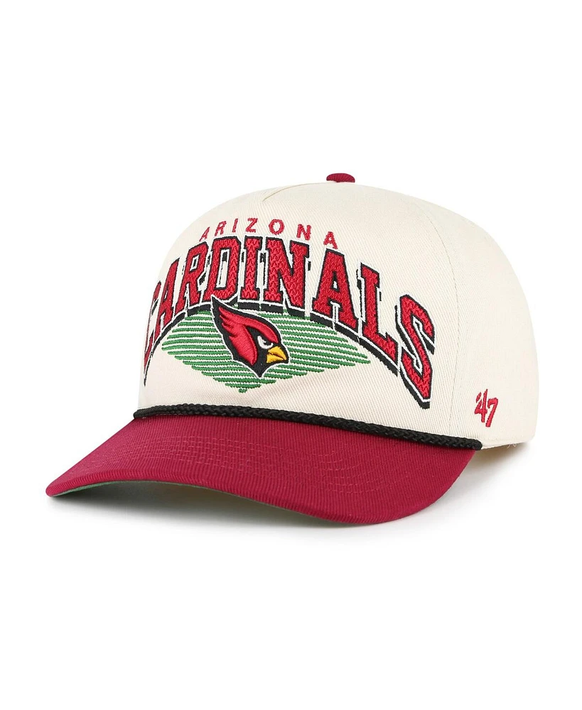 '47 Brand Men's Cream Arizona Cardinals Pomona Rope Hitch Adjustable Hat