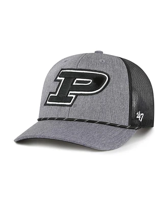 '47 Brand Men's Gray Purdue Boilermakers Carbon Rope Adjustable Hat