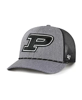 '47 Brand Men's Gray Purdue Boilermakers Carbon Rope Adjustable Hat