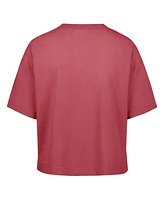'47 Brand Women's Light Red Tampa Bay Buccaneers Florentina Montauk Cropped T-Shirt