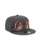 New Era Men's Gray Lehigh Valley IronPigs Theme Nights 59FIFTY Fitted Hat