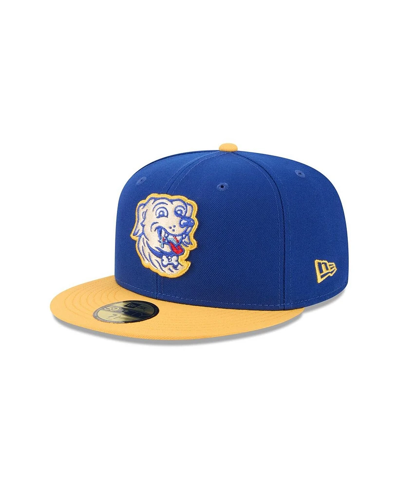 New Era Men's Blue Arkansas Travelers theme Nights 59FIFTY Fitted Hat
