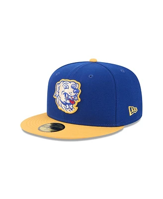 New Era Men's Blue Arkansas Travelers theme Nights 59FIFTY Fitted Hat