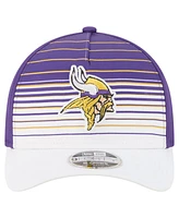 New Era Men's White/Purple Minnesota Vikings Adventure Gradient 9FORTY M-Crown A-Frame Adjustable Hat
