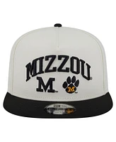 New Era Men's White Missouri Tigers Collegiate 9FIFTY A-Frame Snapback Hat