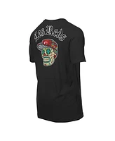 New Era Men's Black Cincinnati Reds Sugar Skulls T-Shirt