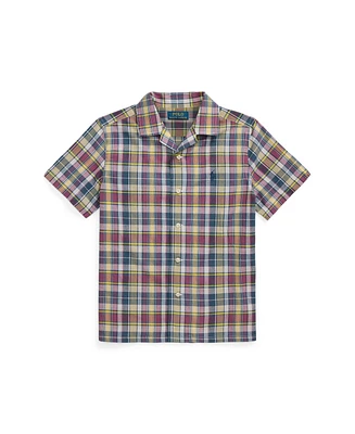 Polo Ralph Lauren Big Boys Plaid Camp Shirt