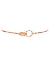 Pre-Owned Cartier Love Interlocking Bracelet 18K Rose Gold