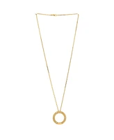 Pre-Owned Cartier 3 Diamonds Love Pendant Necklace 18K Gold and Diamonds