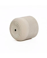 LuxenHome Tan -Inch Tall Round MgO Planter