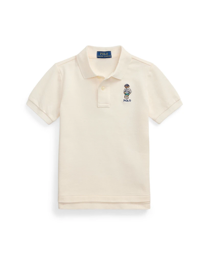 Polo Ralph Lauren Toddler and Little Boys Bear Mesh Shirt