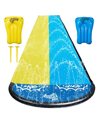 Wham-o Slip N Slide Double Wave Rider 18ft with Boogie, for Kids 5-12 Years Summer Toys Easy Setup