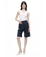 Nocturne Women's High Waist Bermuda Shorts