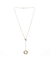 Pre-Owned Cartier Trinity Lariat Necklace 18K Tricolor Gold with Diamonds