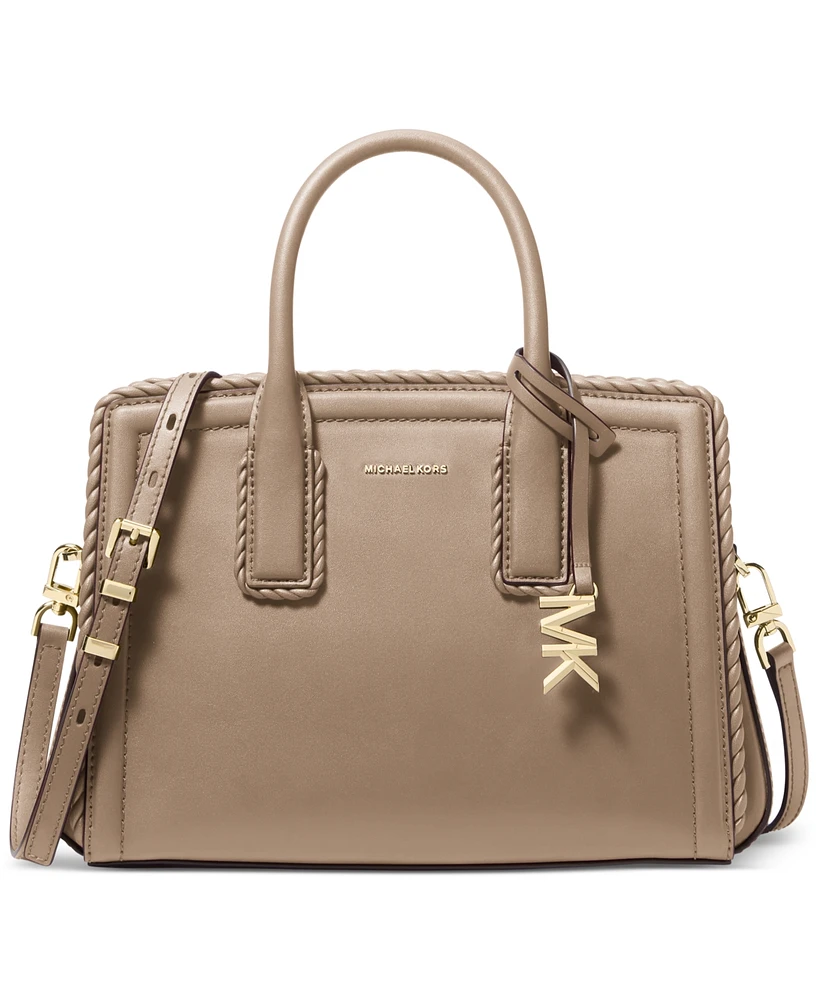 Michael Kors Laila Small Leather Satchel