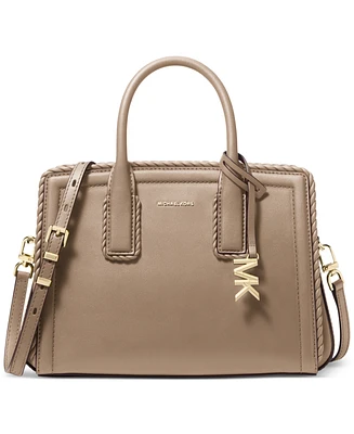 Michael Kors Laila Small Leather Satchel
