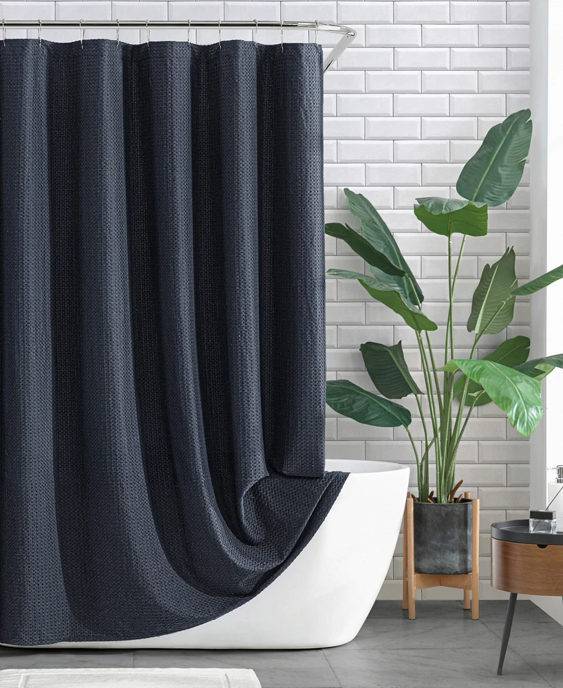 Dkny Modern Waffle Shower Curtain, 72" x 72"