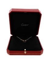 Pre-Owned Cartier 2 Diamonds Love Pendant Necklace 18K Gold and Diamonds
