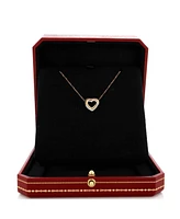 Pre-Owned Cartier Trinity de Cartier Heart Pendant Necklace 18K Tricolor Gold with Diamonds